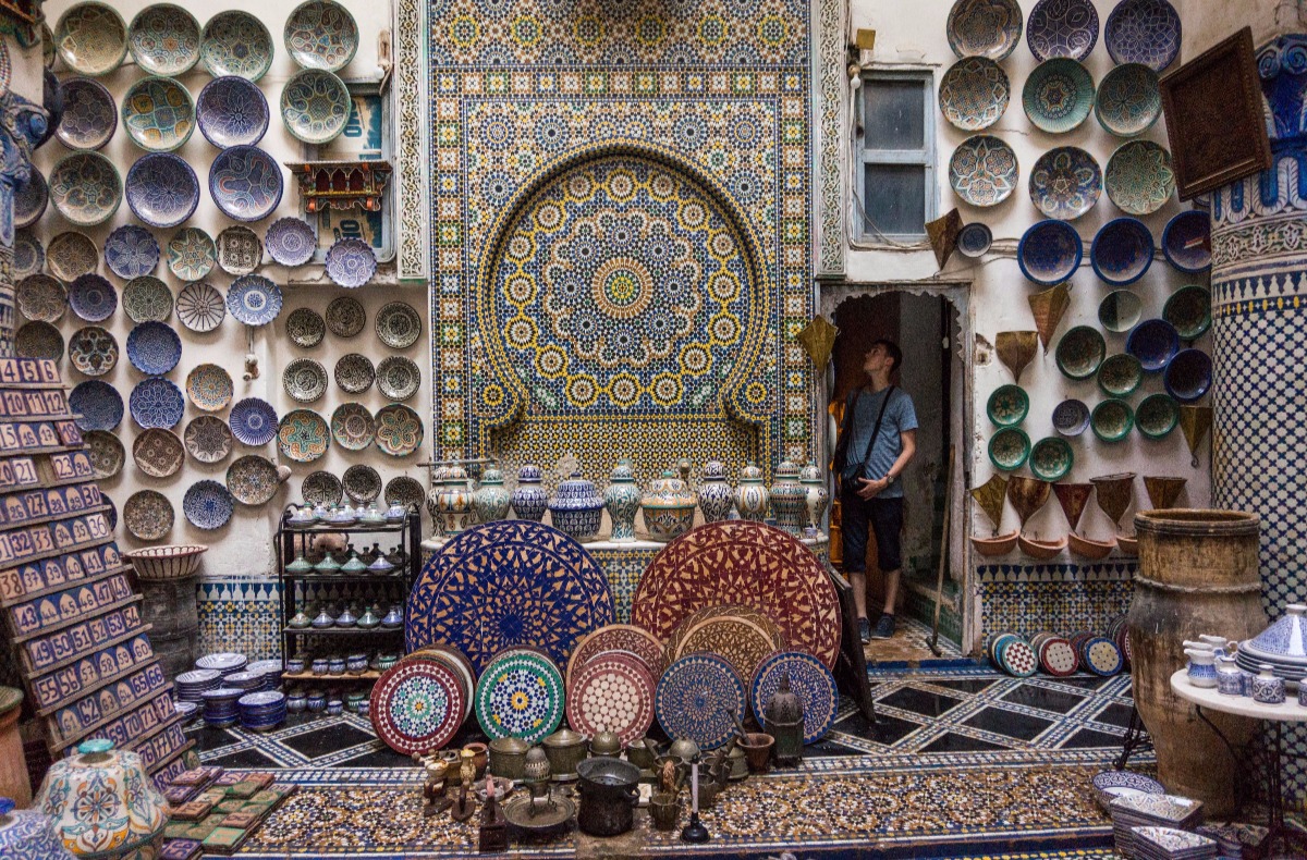 Winkel in Marokko